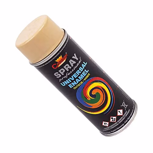 Sola Universal High Gloss Enamel Spray Paint, Beige (RAL 1001), 2 x 400 mL – 3