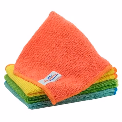 Spontex Microfibre Cleaning Cloths, Multicolour, 4 Pack, 30 x 30 cm – 2