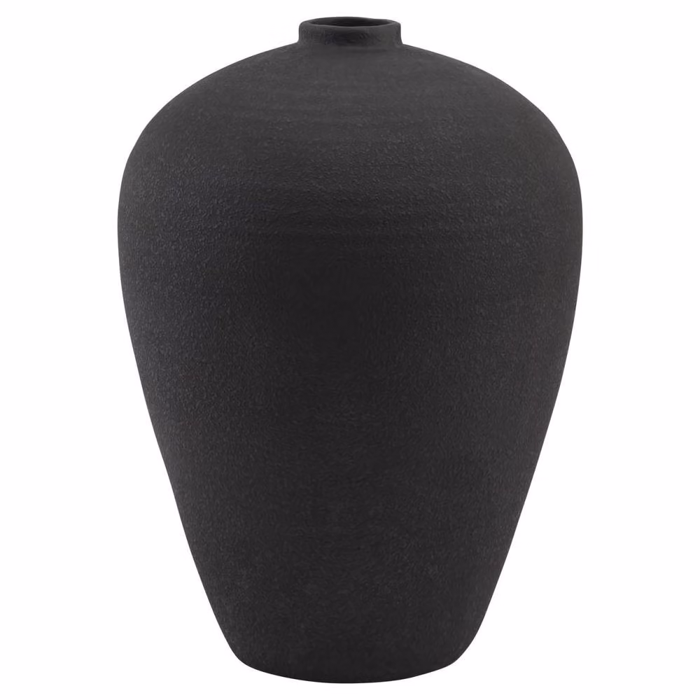 Wyld Haus Laurelwood Matt Black Tall Ceramic Vase – 2
