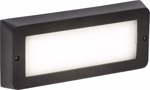 Netlighting CCT Adjustable LED Surface Mount Brick Light, Black, IP65, 5W – 3