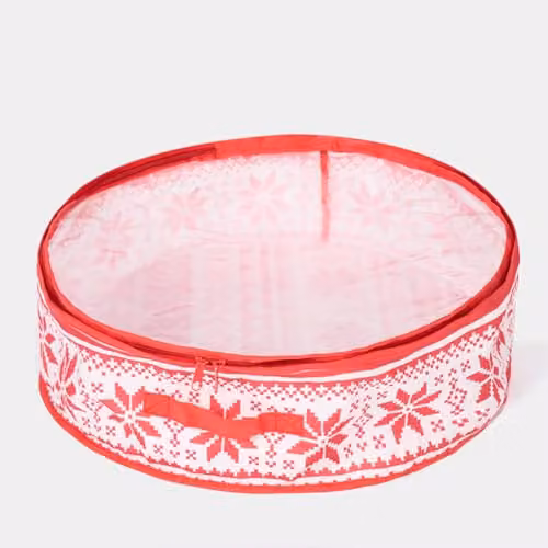 OHS Red Wreath Storage Bag with Handles – 2