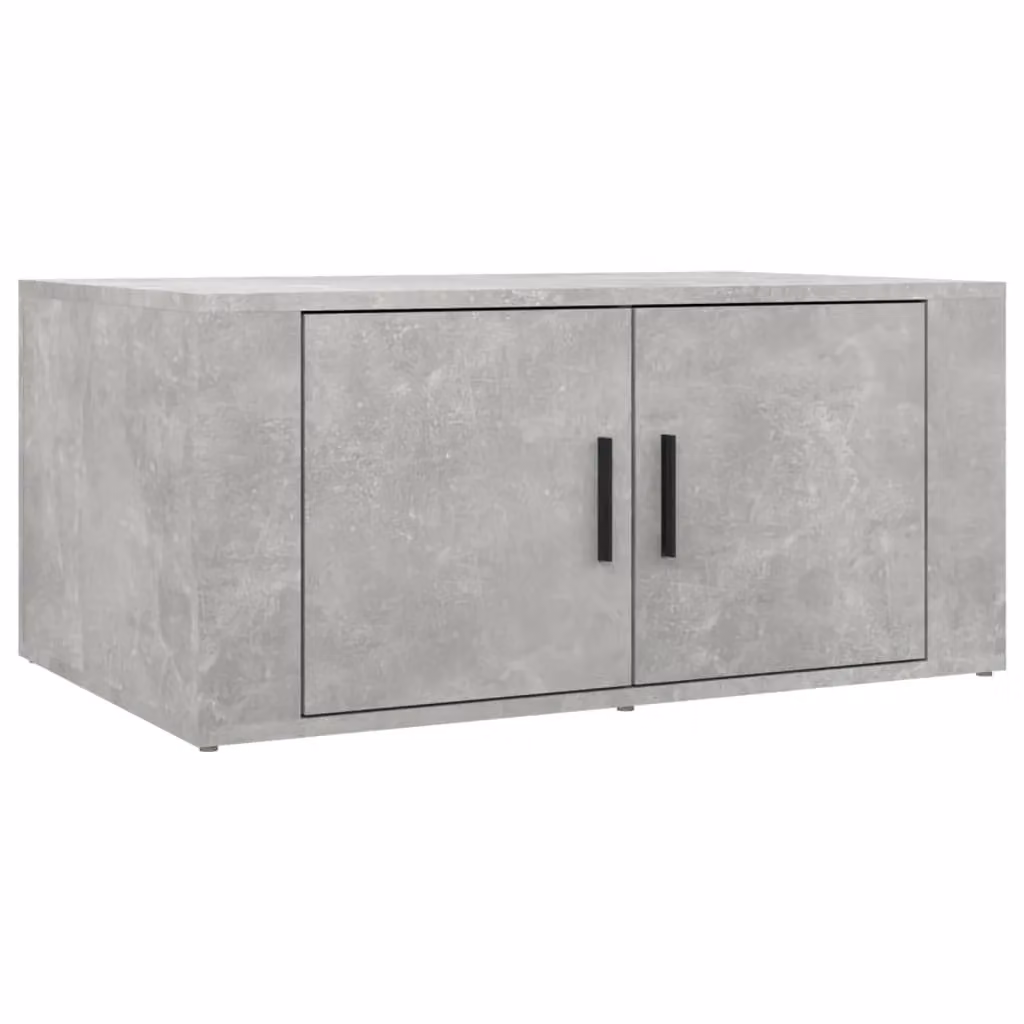 Berkfield Home Coffee Table in Concrete Grey, W/D/H: 80 x 50 x 36 cm – 2