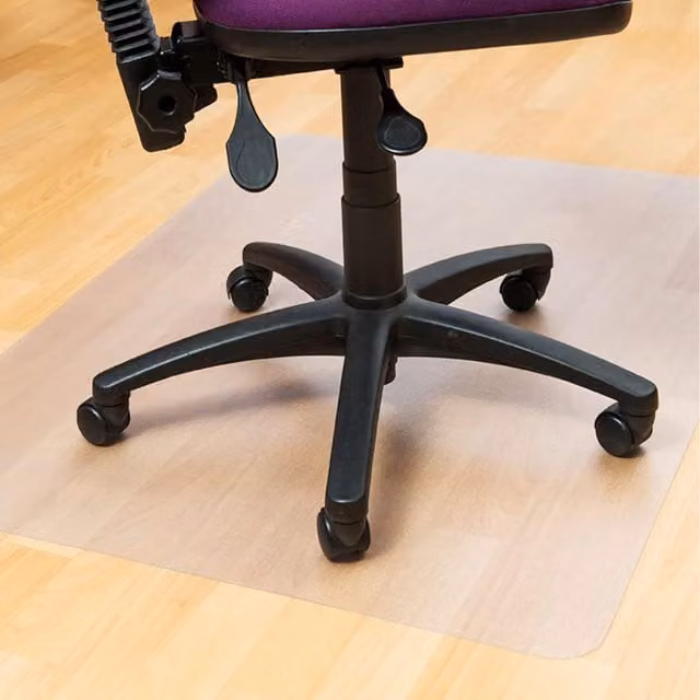 Storm Trading Group Transparent PVC Durable Hard Floor Protector Mat, Clear, W/D: 120 x 90 cm