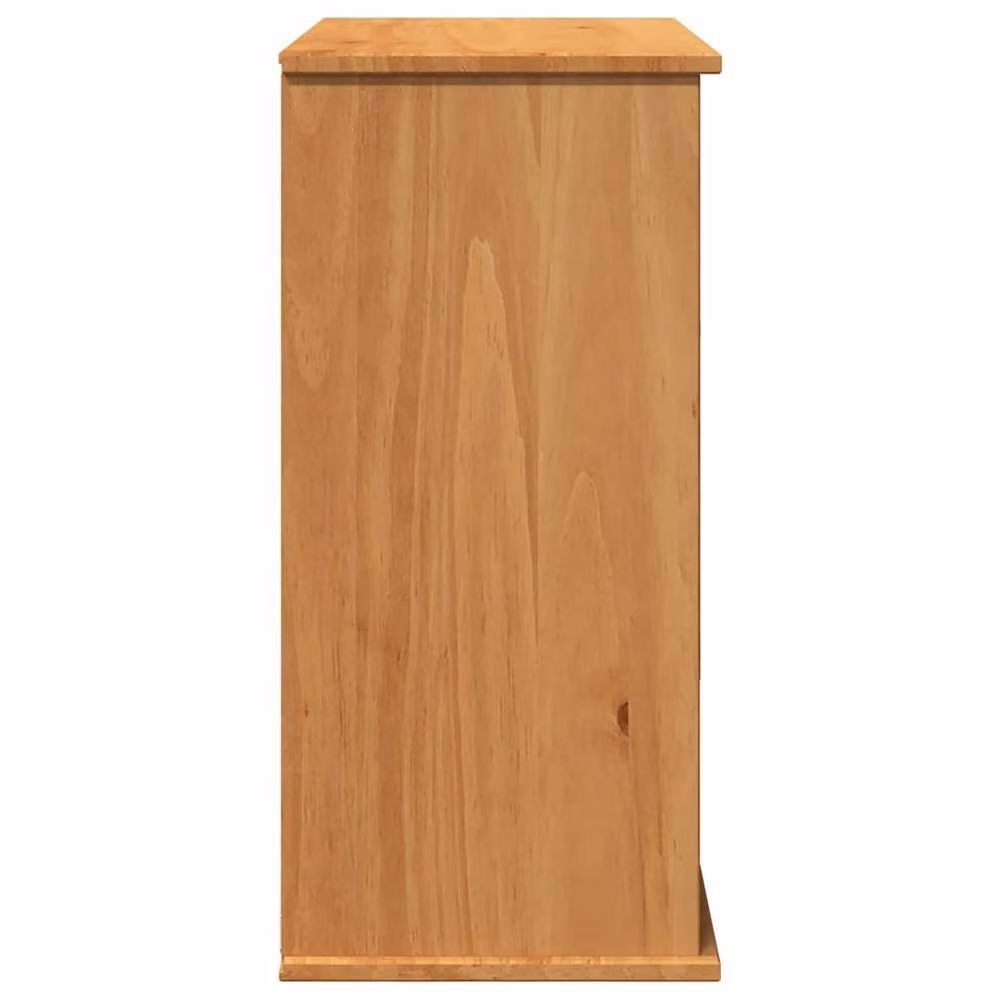 Berkfield Home Wall-mounted Rustic Solid Pine Wood Storage Cabinet in Honey Brown, W/D/H: 71.5 x 34.0 x 67.5 cm – 4