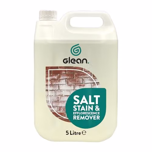 GLEAN Salt Stain and Efflorescence Remover, 5 l, Transparent Brick and Stone Cleaner for Concrete and Walls