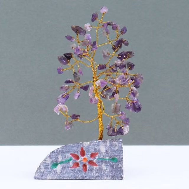 KDMD Amethyst 80 Stone Tabletop in Purple