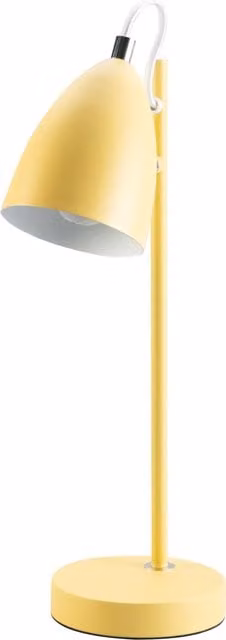 Litecraft Adjustable Modern Metal Task Table Lamp in Yellow