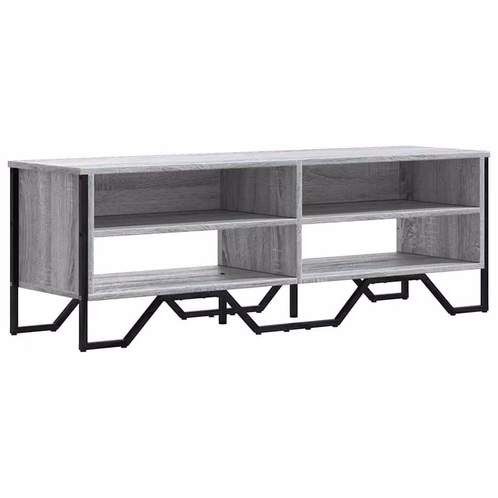 Berkfield Home Grey Sonoma TV Cabinet in Engineered Wood W/D/H: 122 x 34 x 41 cm – 3