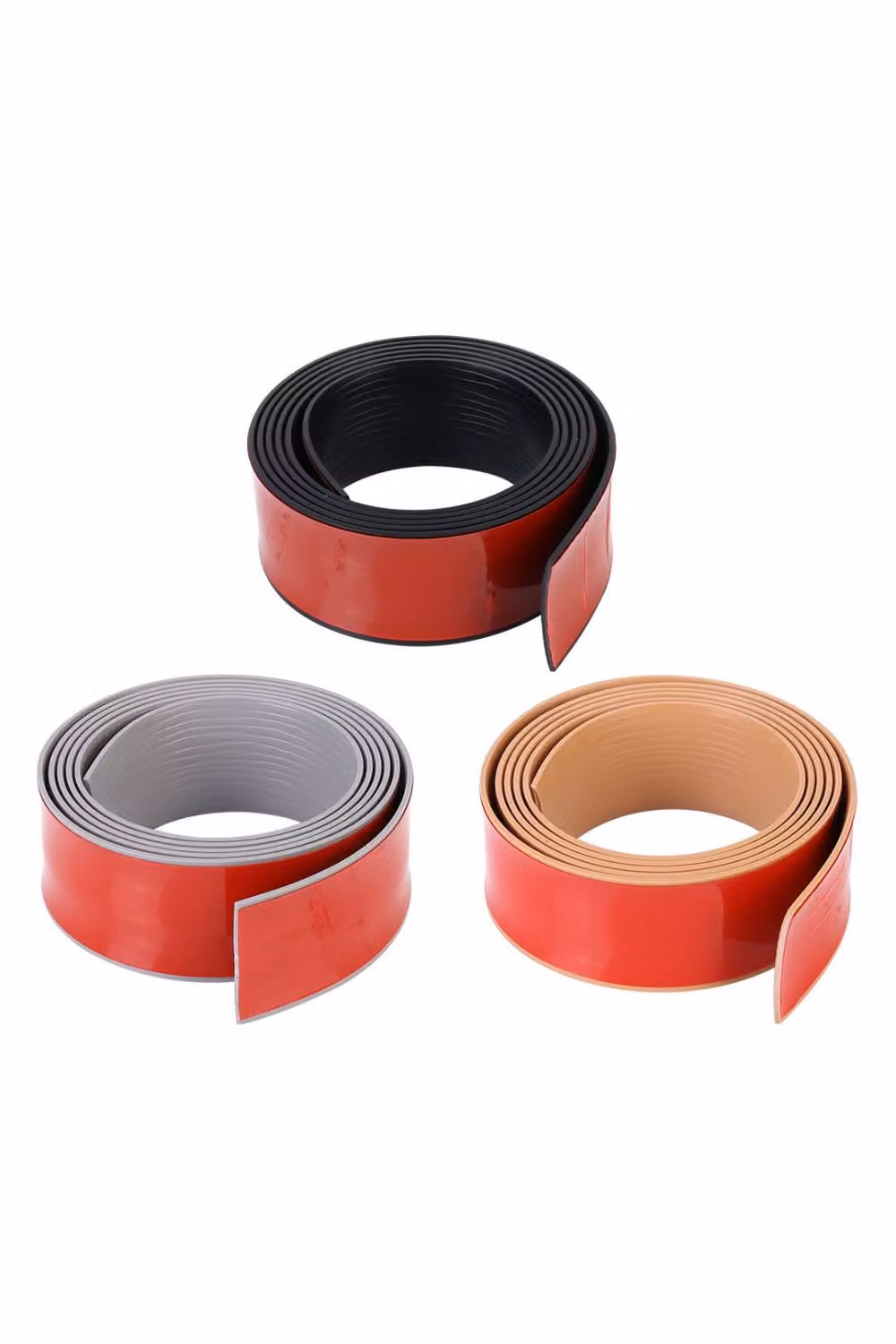 KDMD Black PVC Self Adhesive Floor Transition Threshold Strip, 2m – 2