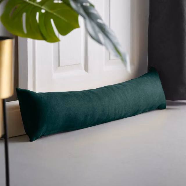 Terrys Chenille Draught Excluder, Green