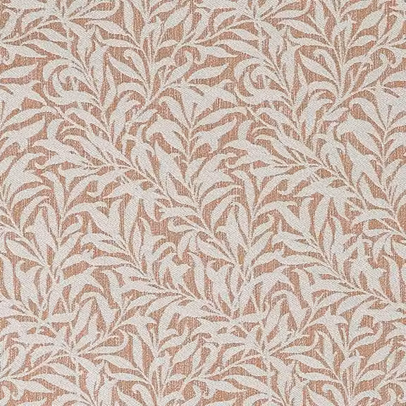 William Morris At Home Willow Bough Woven Fabric in Multicolour and Orange