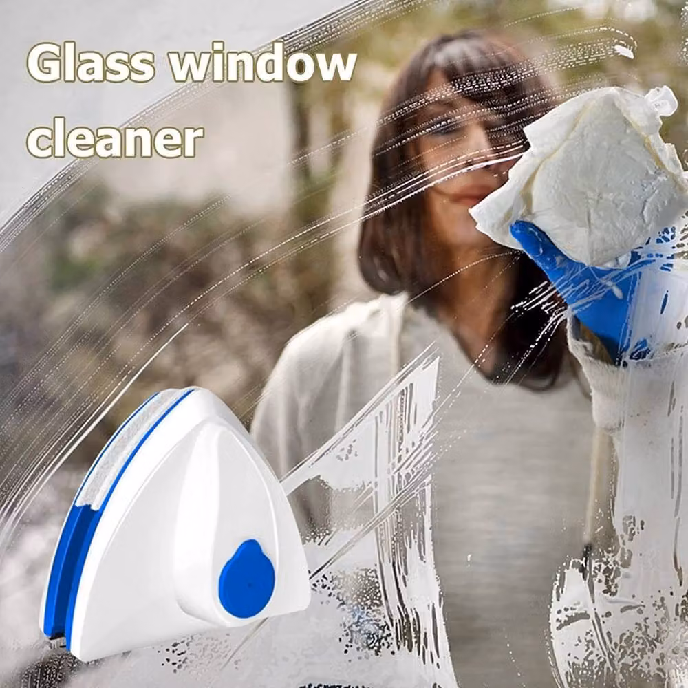 SPETLEK Magnetic Window Cleaner Squeegee in White, 0.6m2 – 2