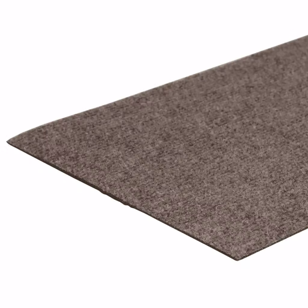 Berkfield Home Self-adhesive Rectangular Stair Mats, 15 Pieces, Beige, W: 60 cm, D: 25 cm