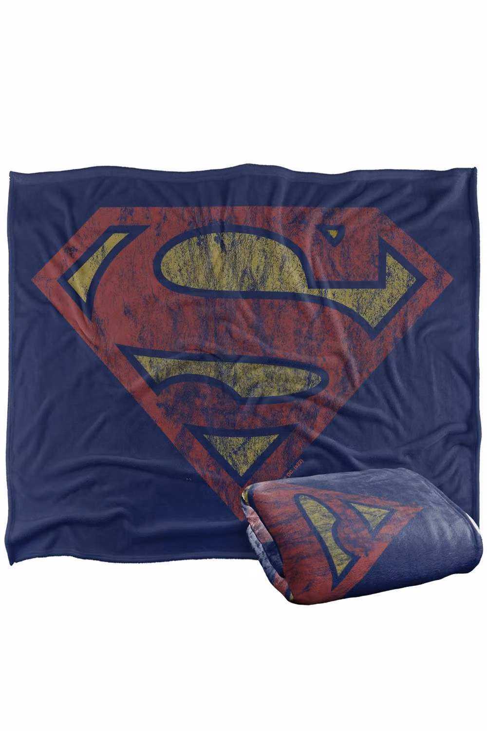 Warner Bros. Superman Logo Vintage Silky Touch Super Soft Fleece Throw Blanket, Multicolour, W: 127 cm x D: 152 cm – 5