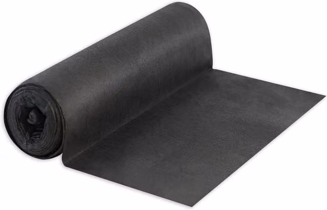 GEEZY Set of 4 Black Non-Woven Weed Control Fabric for Ornamental and Vegetable Gardens