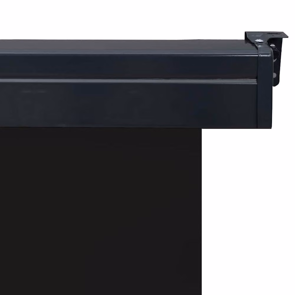 Berkfield Home Black Manual Pull Balcony Side Awning, W: 85 cm, H: 250 cm – 5