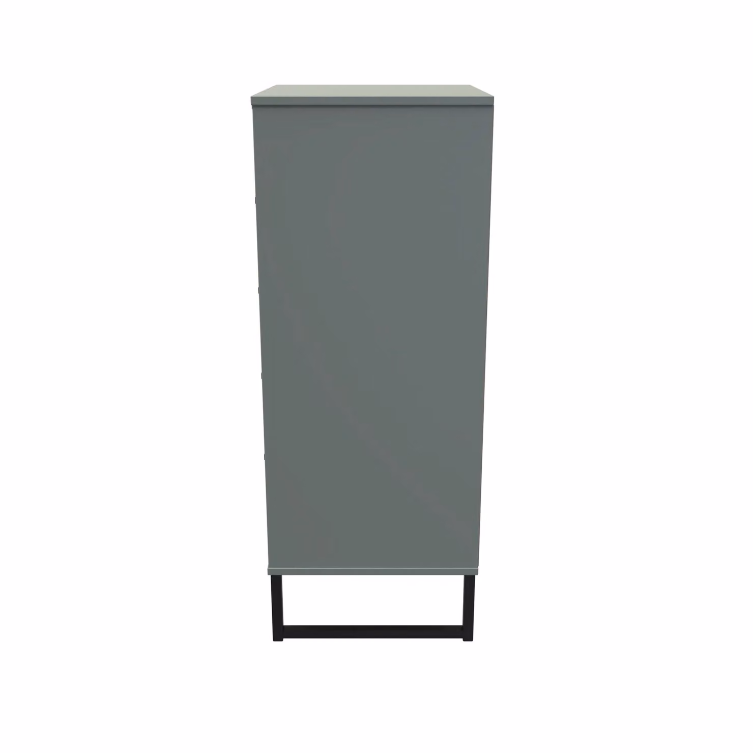 2 U Fuji 5 Drawer Tall Bedside Chest in Pale Green, Ready Assembled – 2