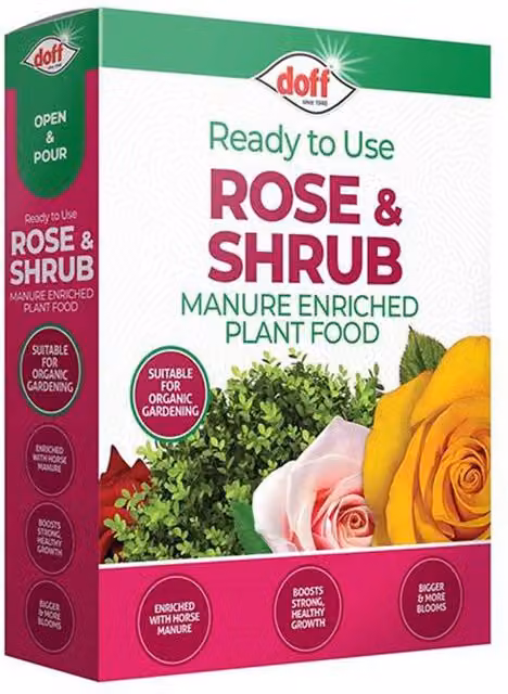 Doff Organic Rose and Shrub Fertiliser, 1.5kg – 4