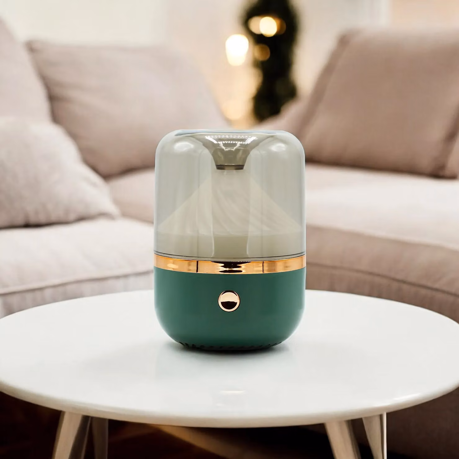KDMD Urban Aroma Diffuser in Green and Bronze with Colour Changing Light and USB Connectivity – 2