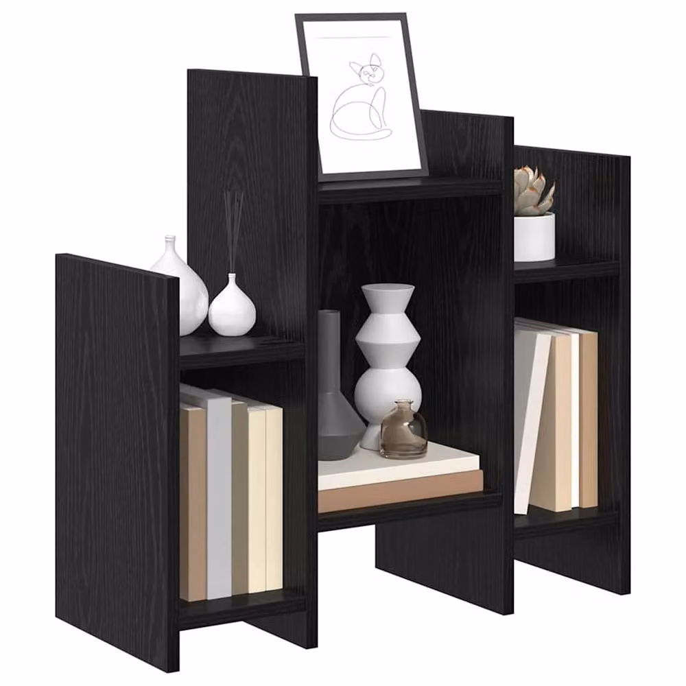 Berkfield Home Modern Side Cabinet in Black Oak, W: 60 cm, D: 26 cm, H: 60 cm – 3