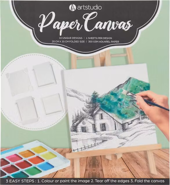 Art Studio White Paper Canvas for Professionals