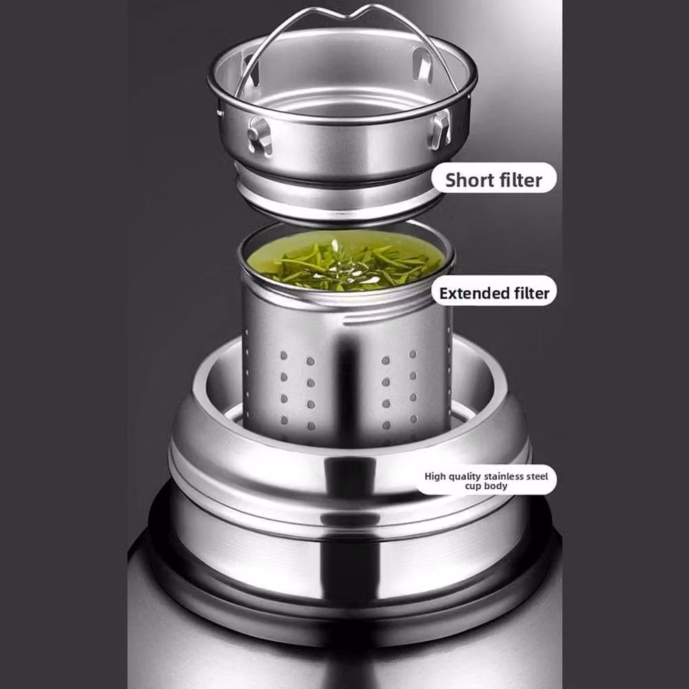 PAWNORA Silver 1L Vacuum Flask Travel Water Bottle – 3