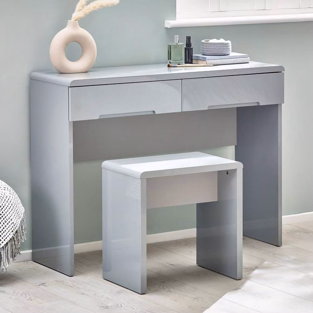 Cheshire Premium Midtown Dressing Stool in Grey – 2