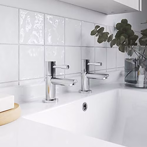 Nuie FJ319 Modern Kitchen Single Lever Sink Mixer with Straight Spout, Chrome, W/D/H: 5.2 x 300 x 156 mm – 2