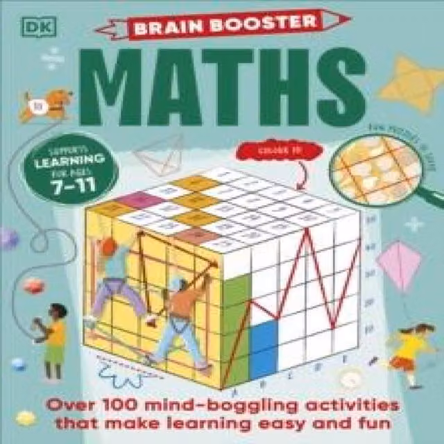 DK Brain Booster Maths: Over 100 Mind-Boggling Activities in Multicolour Paper Format
