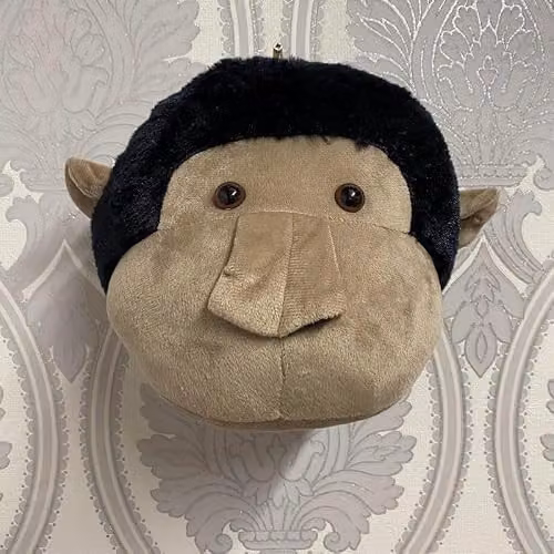 Minster Monkey Head Hanger for Babies, Multicolour, W: 20 cm, D: 18 cm, H: 30 cm – 4