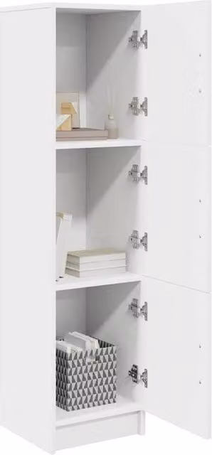 Berkfield Home Beautiful White MDF Wood Sideboard