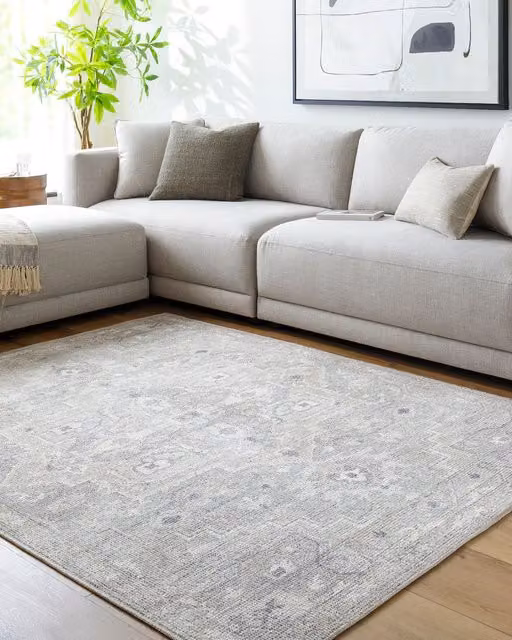Livabliss Becki Owens Elle-Vintage Traditional Boho Living and Dining Rug in Camel, Grey, Beige and Brown, W: 160 cm, L: 215 cm – 1