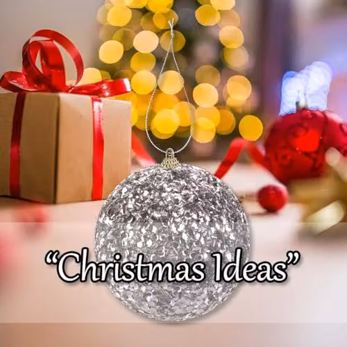 VFM e-Store Silver Christmas Hanging Bauble Decoration, W/D/H: 19 x 10 x 10 cm – 4