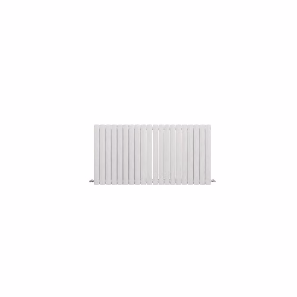 Banyetti Orva White Horizontal Double Oval Column Radiator, W/H: 118 x 60 cm – 2