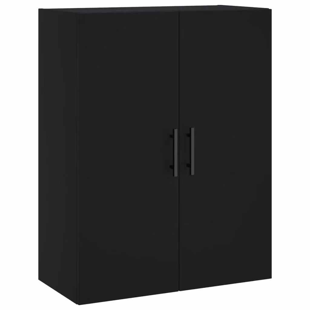 Berkfield Home Wall Mounted Cabinet in Black, W/D/H: 69.5 x 34 x 90 cm – 2