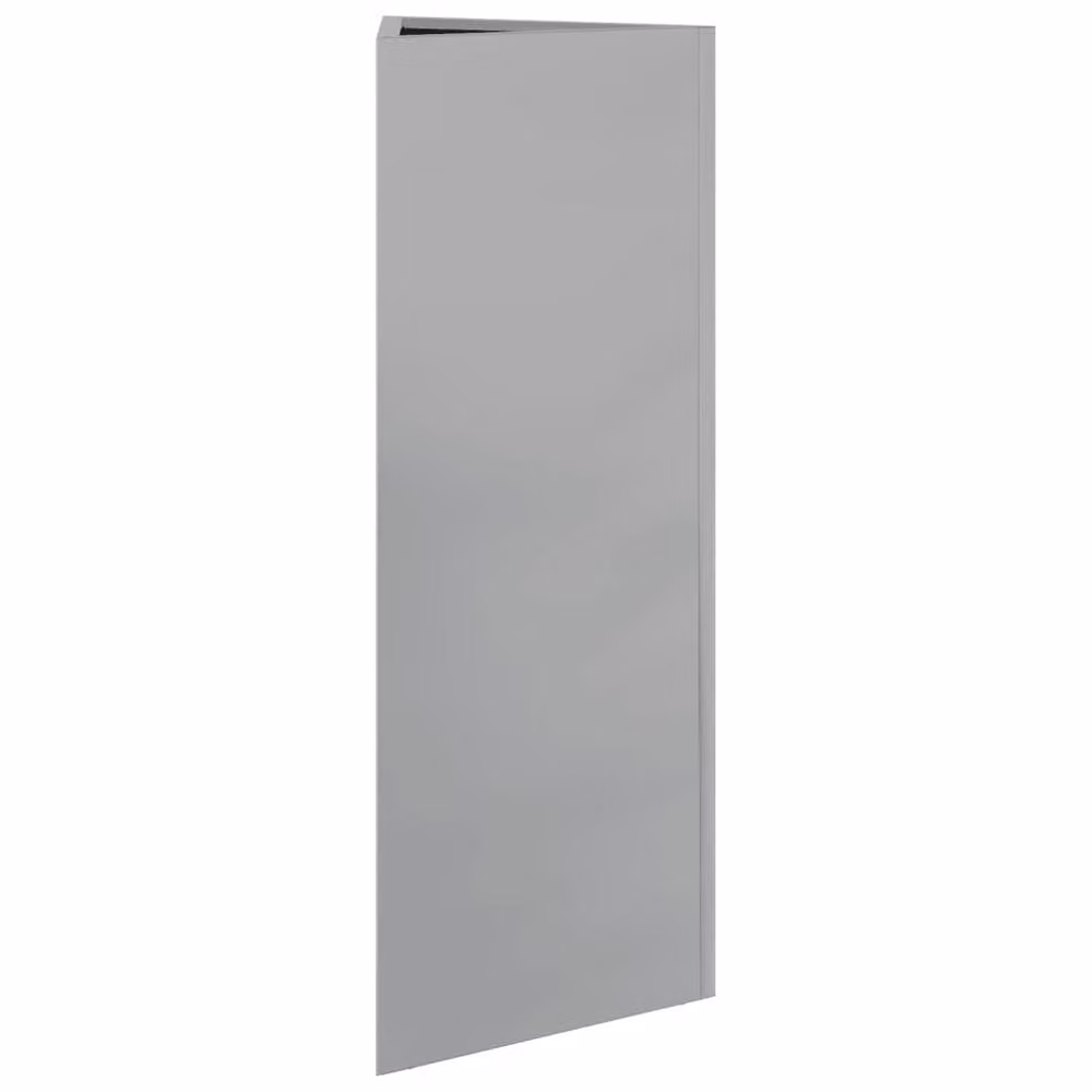 Berkfield Home Triangular Garden Planter in Silver Galvanised Steel, W/D/H: 30 x 26 x 75 cm – 2