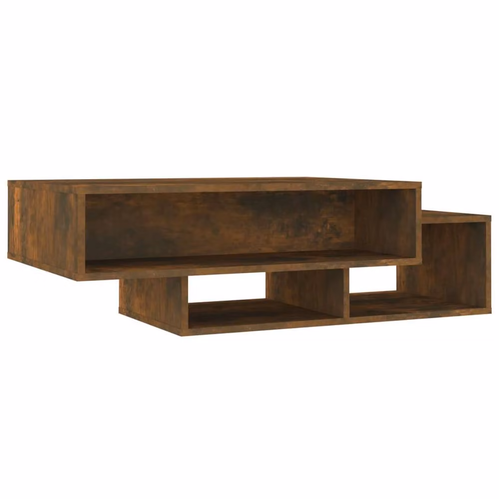 Berkfield Home Decorative Coffee Table in Smoked Oak Brown, W/D/H: 105 x 55 x 32 cm – 3