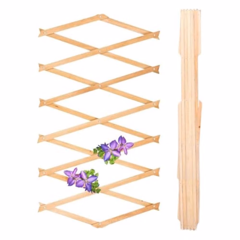 Marco Paul Expanding Wooden Garden Trellis in Brown – 2