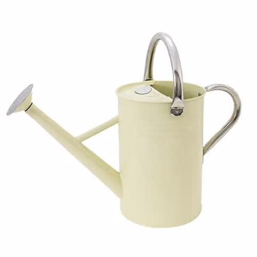 Kent & Stowe Vintage Cream Galvanised Steel Watering Can, 4.5 l – 1