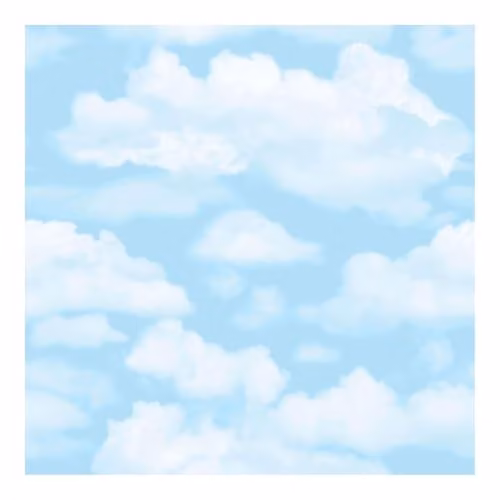 Fresco Cloud Nine Sky Print Blue Abstract Nature Wallpaper Roll