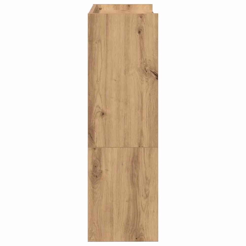 Berkfield Home Artisan Oak Shoe Rack in Brown, W/D/H: 60 x 25 x 81 cm – 3