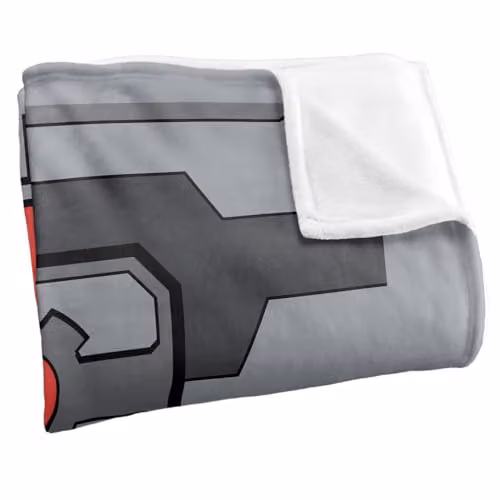 LOGOVISION Justice League Cyborg Uniform Super Soft Fleece Throw Blanket, Multicolour, W: 127 cm x L: 152.4 cm – 2