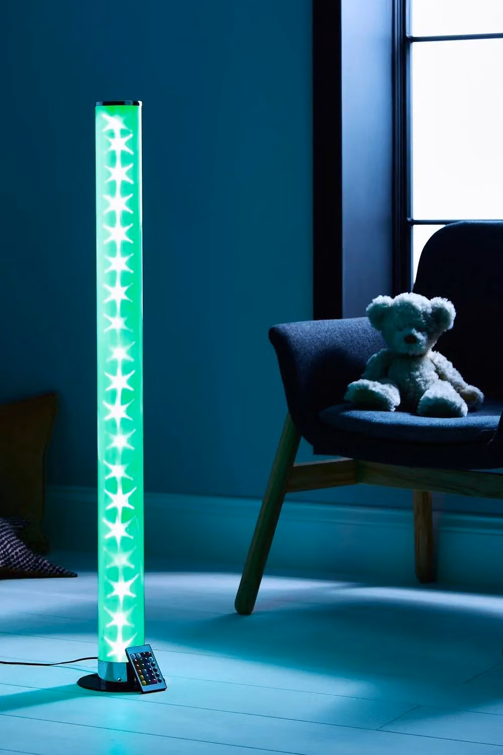BHS Lighting Glow Galaxy LED Floor Lamp in Chrome with Remote Control – 2