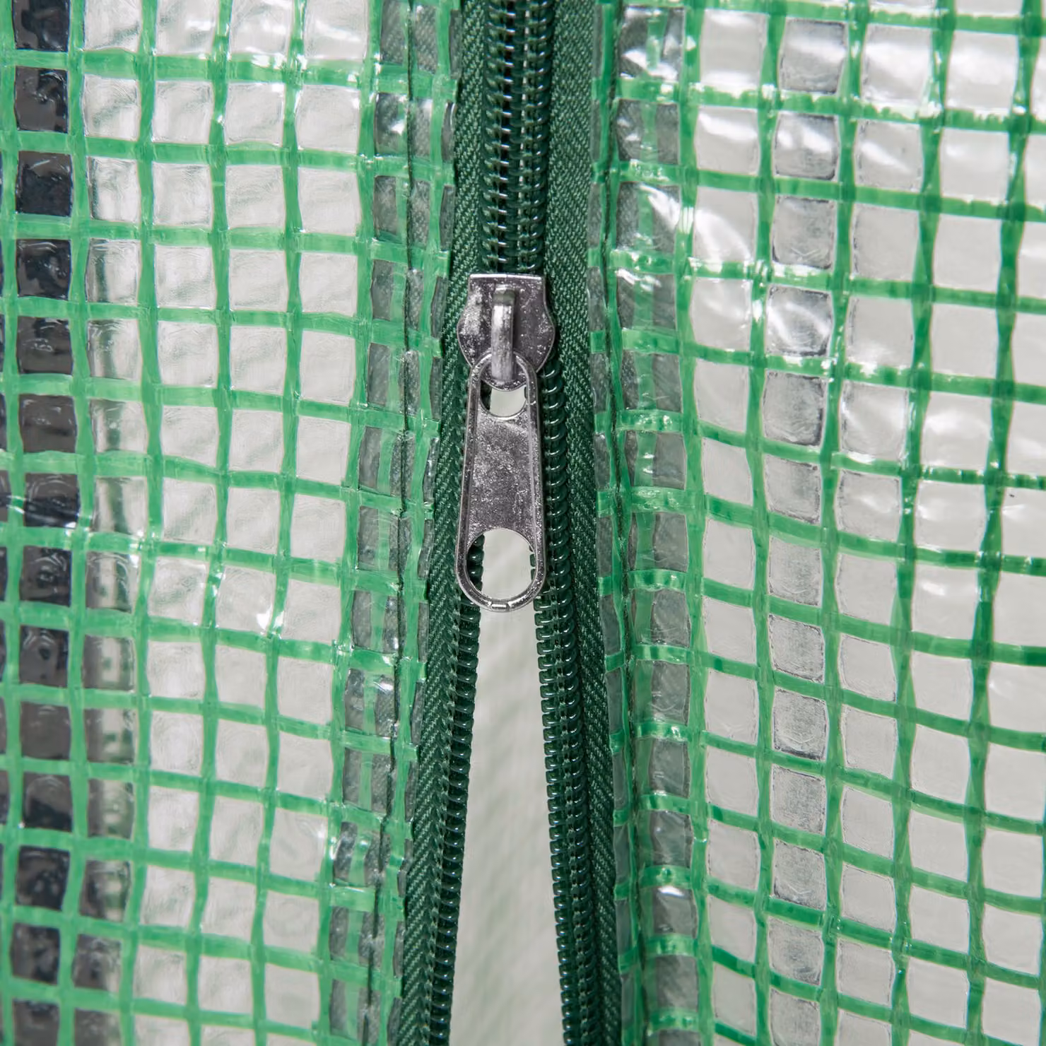 Outsunny Green Steel Frame Greenhouse with PE Cover and Roll-up Door, W: 100 cm, D: 50 cm, H: 150 cm – 4