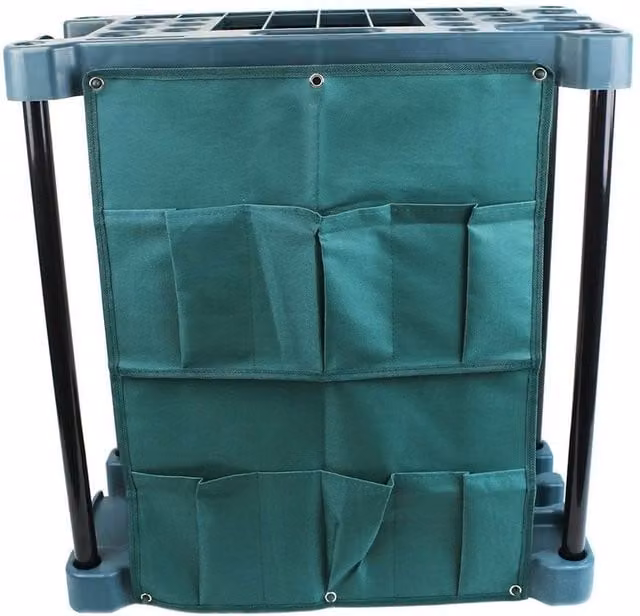 KORVIXA Green Garden Tool Storage Rack and Equipment Holder – 1