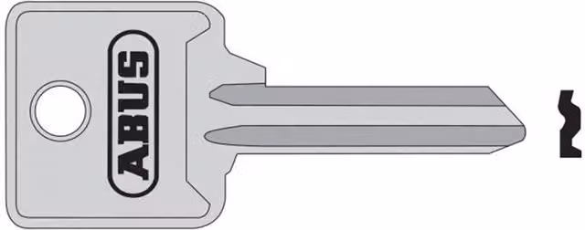 ABUS 85 Series Mechanical Key Blanks in Silver and Multicolour