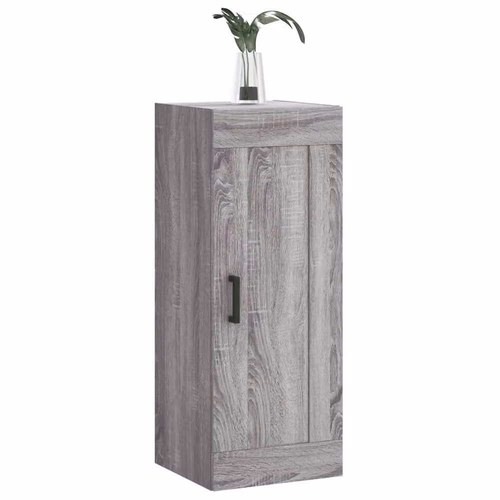 Berkfield Home Wall Mounted Cabinet in Grey Sonoma, W/D/H: 34.5 x 34 x 90 cm – 3
