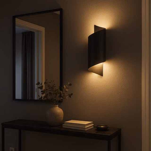 Eglo Montarello Modern LED CCT Indoor Wall Light, Black Stainless Steel