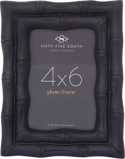 Orsina Hiba Single Rectangular Black Metal Photo Frame, 10 x 15 cm – 1