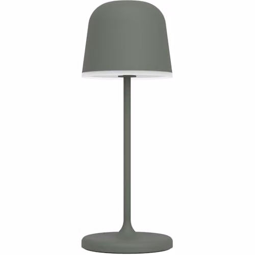 Loops Green and Silver Metal LED Table Lamp with E14 Bulb Included